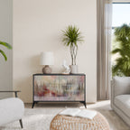 VEILED SUMMIT Sideboard mit 2 Türen in Schwarz