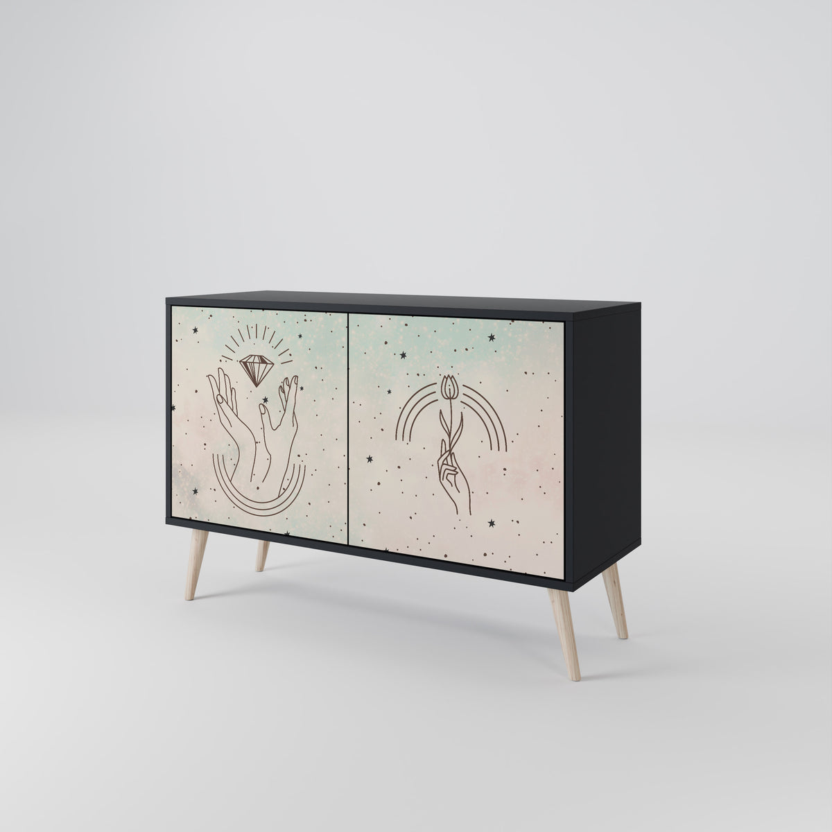 DELICATE BEAUTY 2-türiges Sideboard