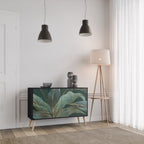 ROYAL GREEN Sideboard mit 2 Türen in Schwarz