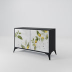 ELEGANT BOTANICS Sideboard mit 2 Türen in Schwarz