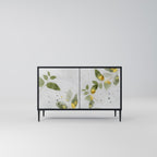 ELEGANT BOTANICS Sideboard mit 2 Türen in Schwarz