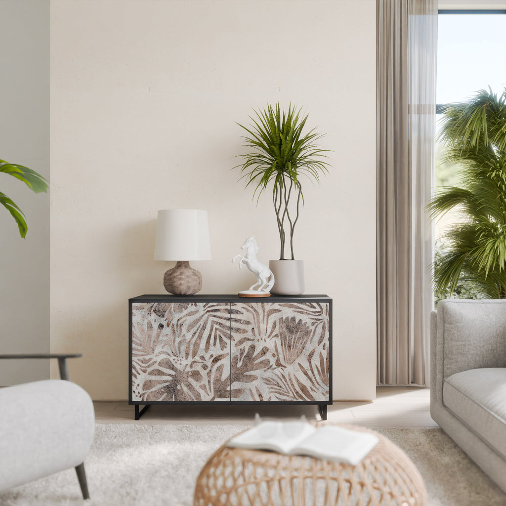 PASSING TIME 2-Door Sideboard in Black Finish