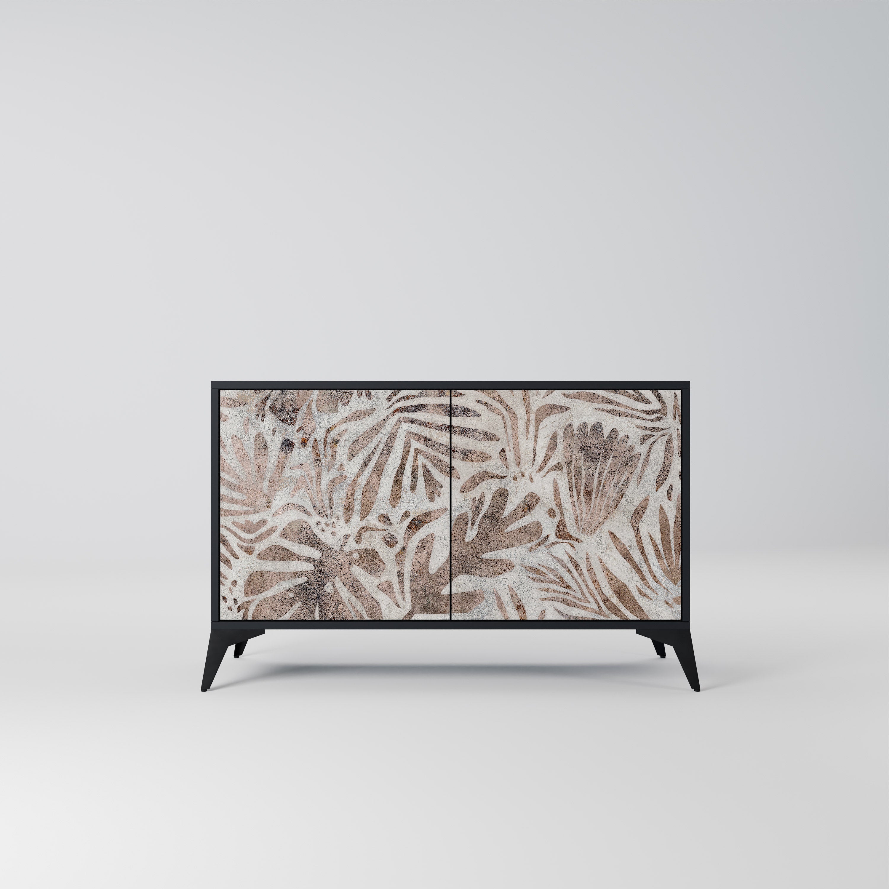 PASSING TIME 2-Door Sideboard in Black Finish