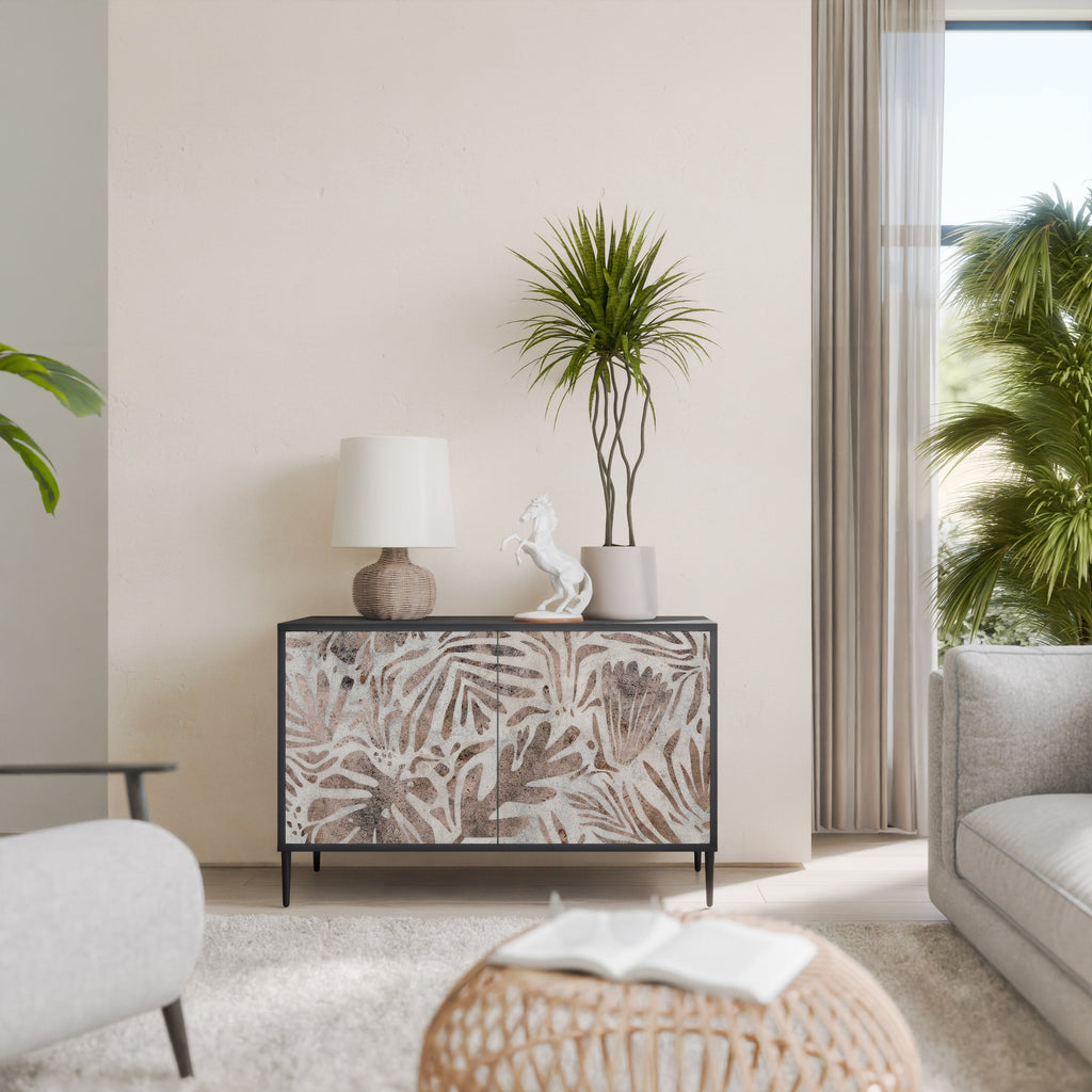 PASSING TIME 2-Door Sideboard in Black Finish