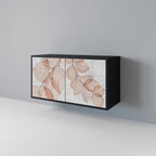 AUTUMN FRAGILITY Sideboard mit 2 Türen in Schwarz