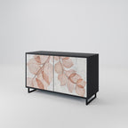 AUTUMN FRAGILITY Sideboard mit 2 Türen in Schwarz