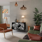 BIKE ENERGY Sideboard mit 2 Türen in Schwarz