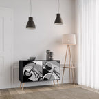 BIKE ENERGY Sideboard mit 2 Türen in Schwarz