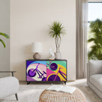 BIKE DREAMS 2-Door Sideboard in Black Finish