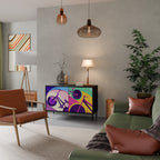 BIKE DREAMS 2-Door Sideboard in Black Finish