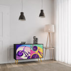 BIKE DREAMS 2-Door Sideboard in Black Finish