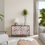 AUTUMN SUNDRIES 2-Door Sideboard in Black Finish