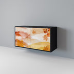 TRACES OF AUTUMN Sideboard mit 2 Türen in Schwarz