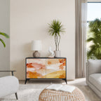 TRACES OF AUTUMN Sideboard mit 2 Türen in Schwarz