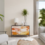 TRACES OF AUTUMN Sideboard mit 2 Türen in Schwarz