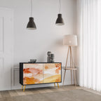 TRACES OF AUTUMN Sideboard mit 2 Türen in Schwarz