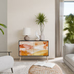 TRACES OF AUTUMN Sideboard mit 2 Türen in Schwarz