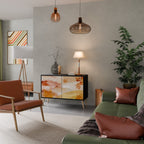 TRACES OF AUTUMN Sideboard mit 2 Türen in Schwarz