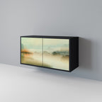 MORNING BY THE LAKE Sideboard mit 2 Türen in Schwarz