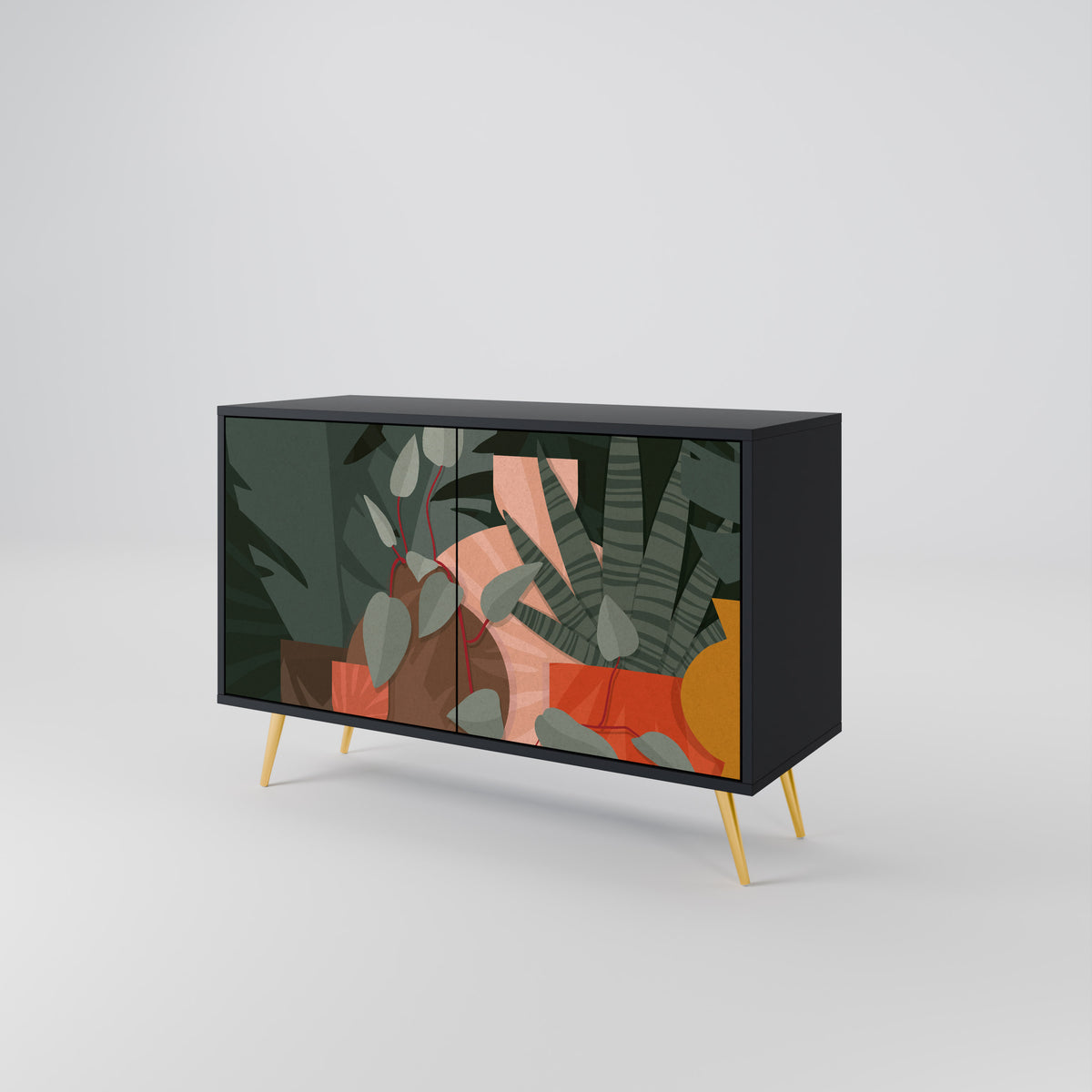 TROPICAL COMPOSITION 2-türiges Sideboard