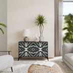 DIMENSION DELIGHTS 2-Door Sideboard in Black Finish