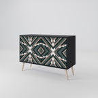 DIMENSION DELIGHTS 2-Door Sideboard in Black Finish