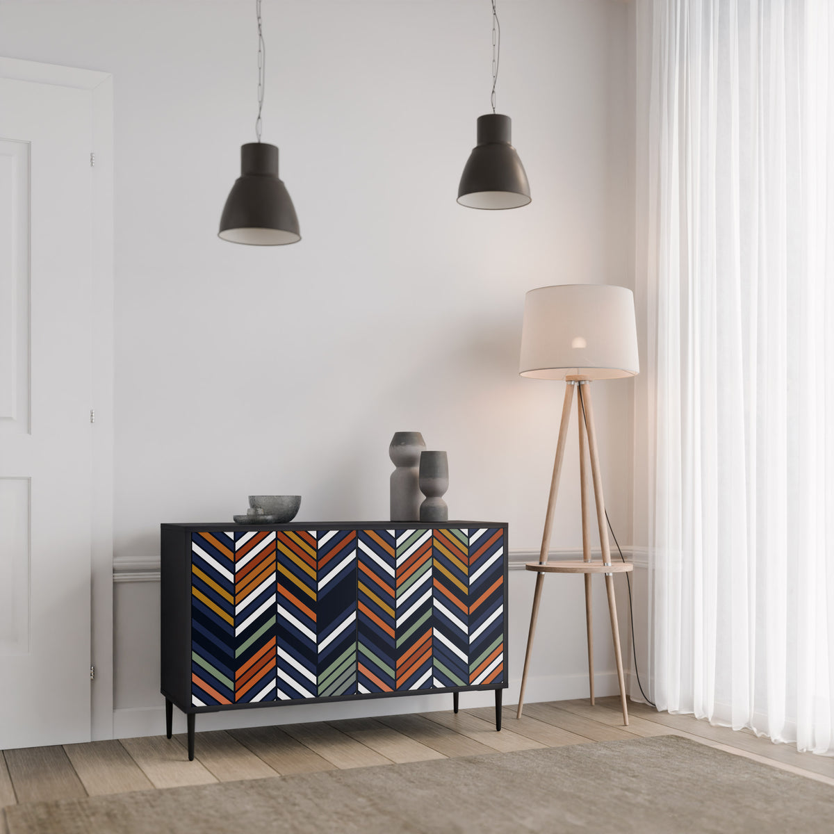 VIBRANT PATCHWORK 2-türiges Sideboard