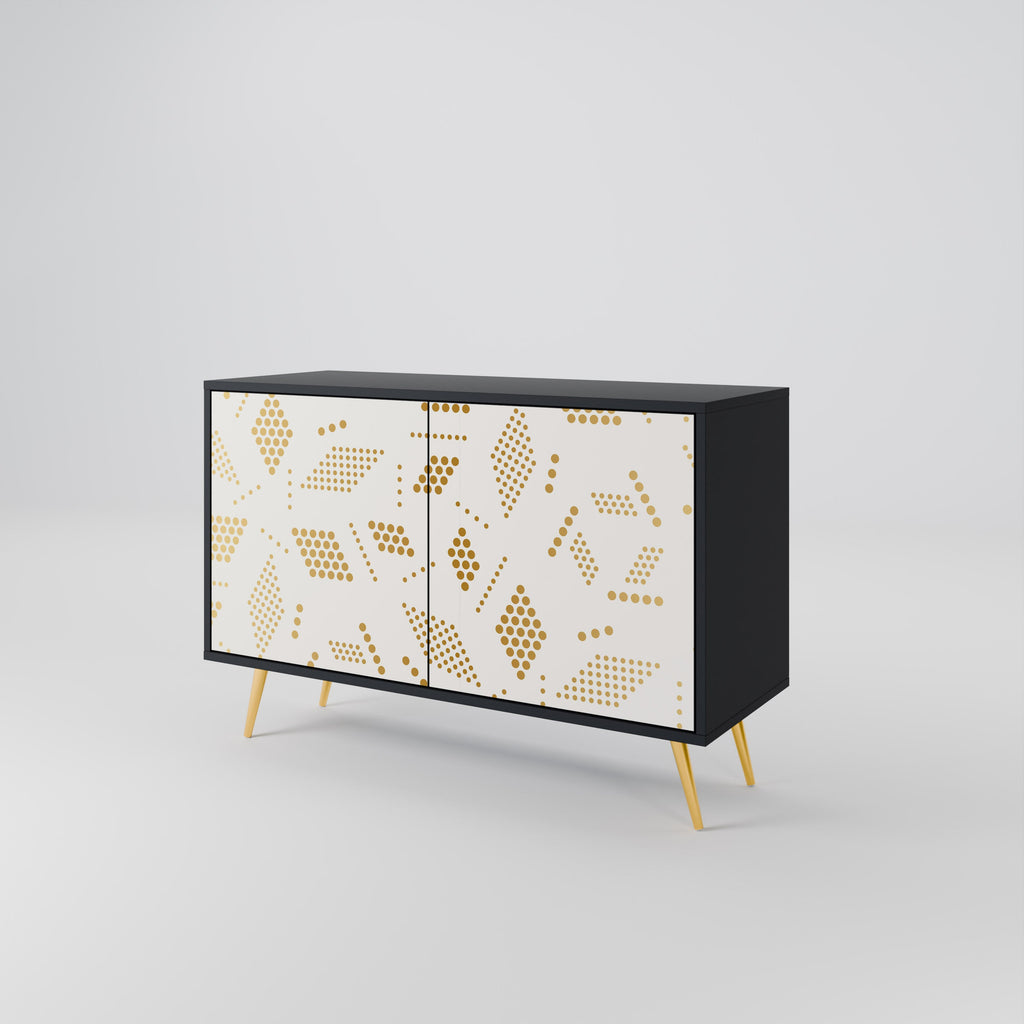 SPOTTED DAZE 2-Door Sideboard in Black Finish