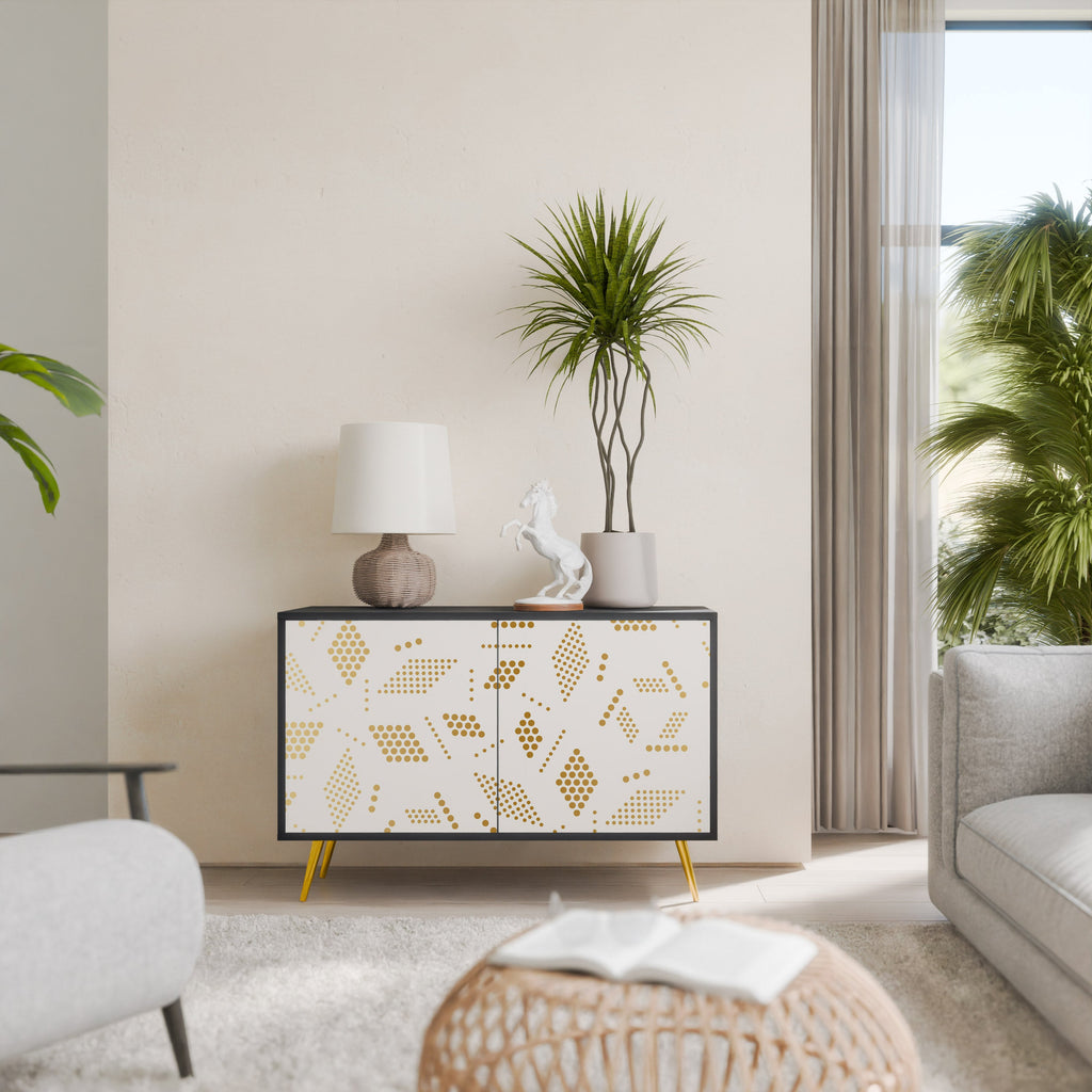 SPOTTED DAZE 2-Door Sideboard in Black Finish