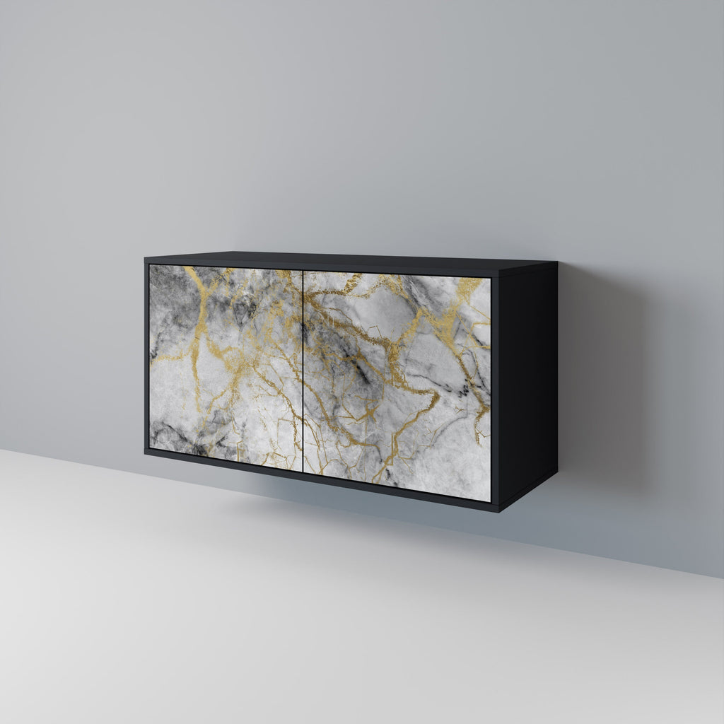 TIMELESS GLIDE 2-Door Sideboard in Black Finish