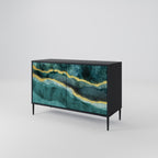 GOLDRUSH ODYSSEY 2-Door Sideboard in Black Finish