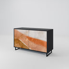 SANDHILLS SPLENDOUR Sideboard mit 2 Türen in Schwarz