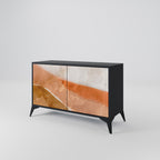 SANDHILLS SPLENDOUR Sideboard mit 2 Türen in Schwarz