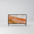 SANDHILLS SPLENDOUR Sideboard mit 2 Türen in Schwarz