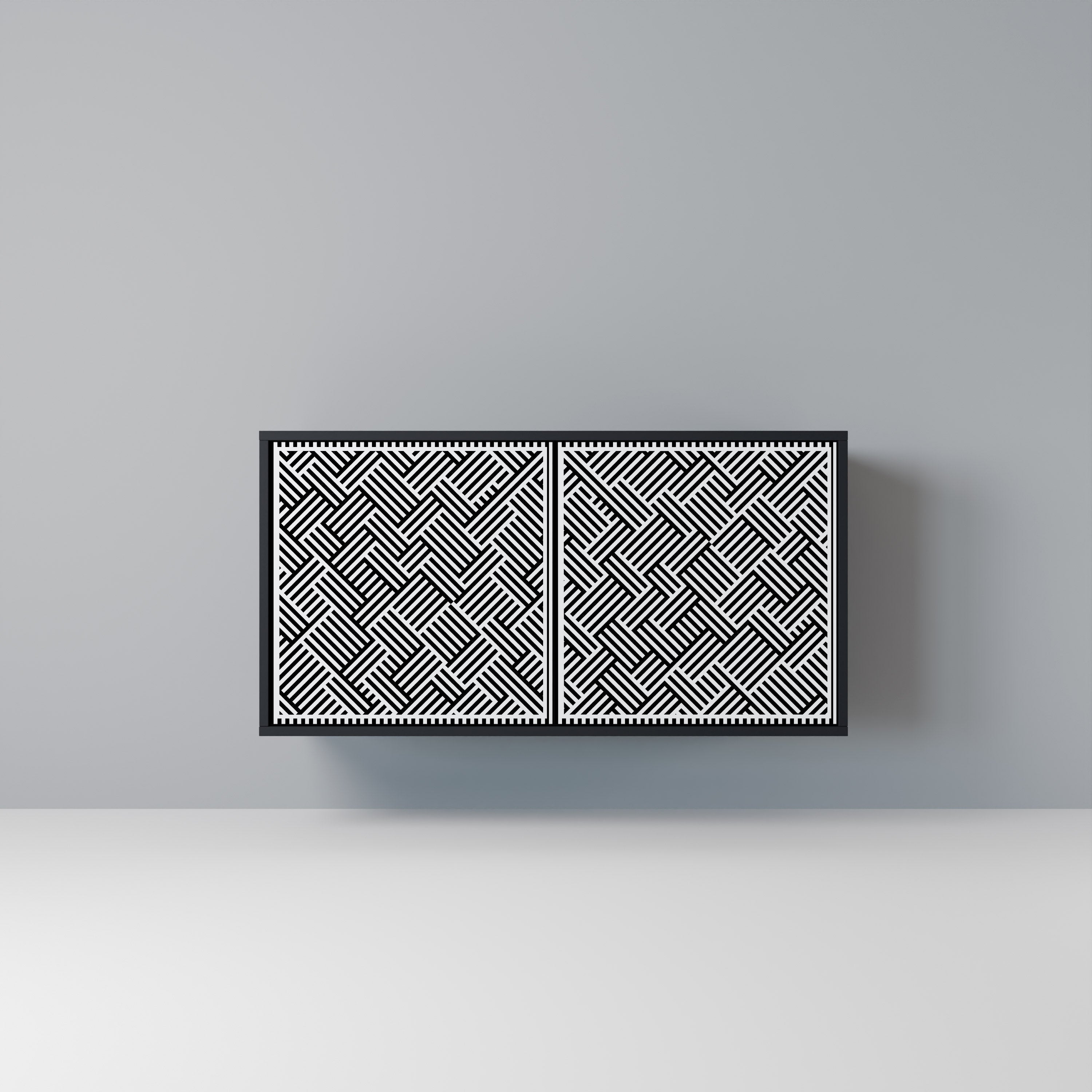 TEMPORARY SEQUENCE 2-Door Sideboard in Black Finish