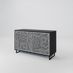 TEMPORARY SEQUENCE 2-Door Sideboard in Black Finish