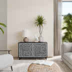 TEMPORARY SEQUENCE 2-Door Sideboard in Black Finish