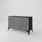 TEMPORARY SEQUENCE 2-Door Sideboard in Black Finish