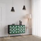 GREEN EYES Sideboard mit 2 Türen in Schwarz