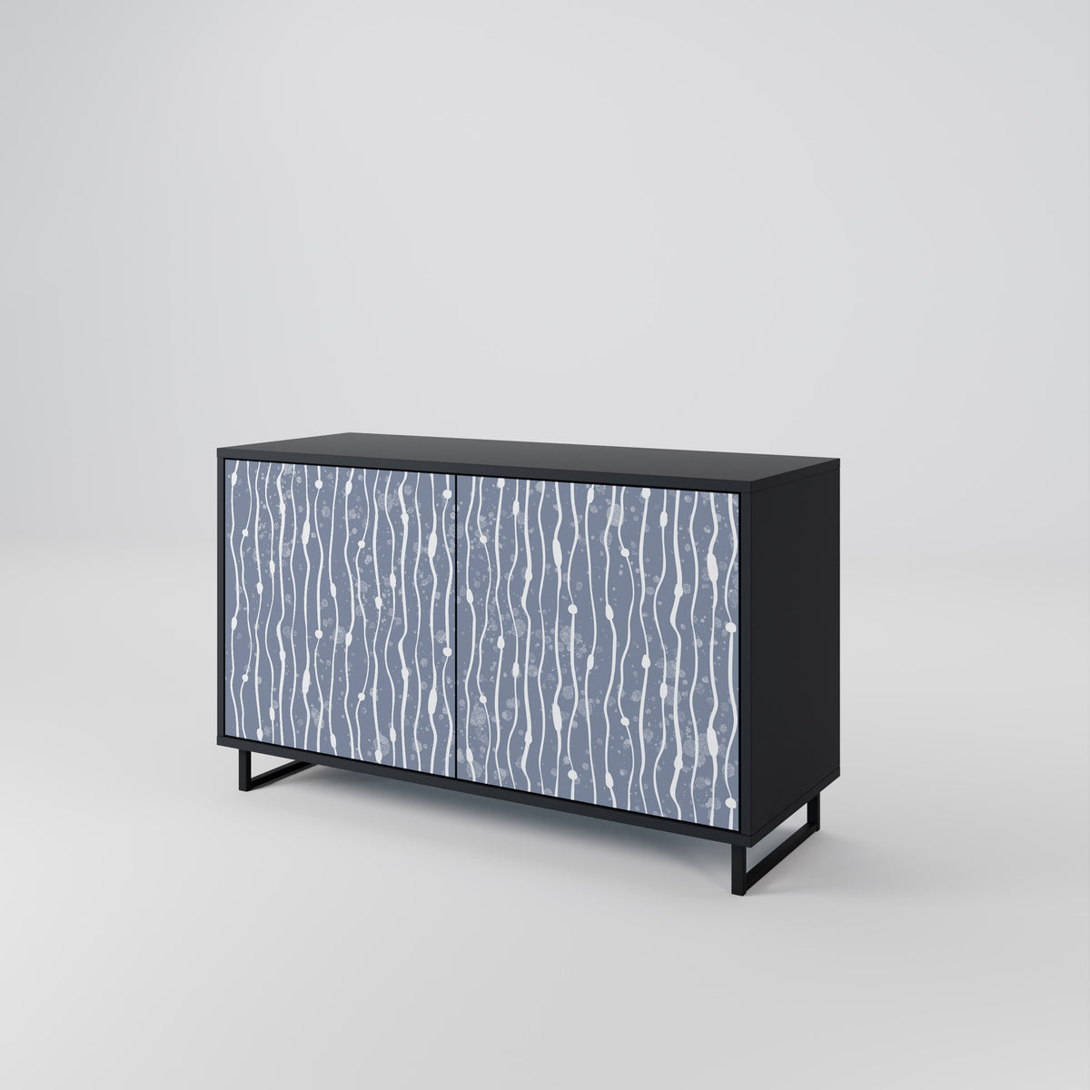 GRAPHITE RAIN 2-türiges Sideboard