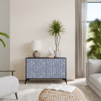 GRAPHITE RAIN 2-Door Sideboard in Black Finish