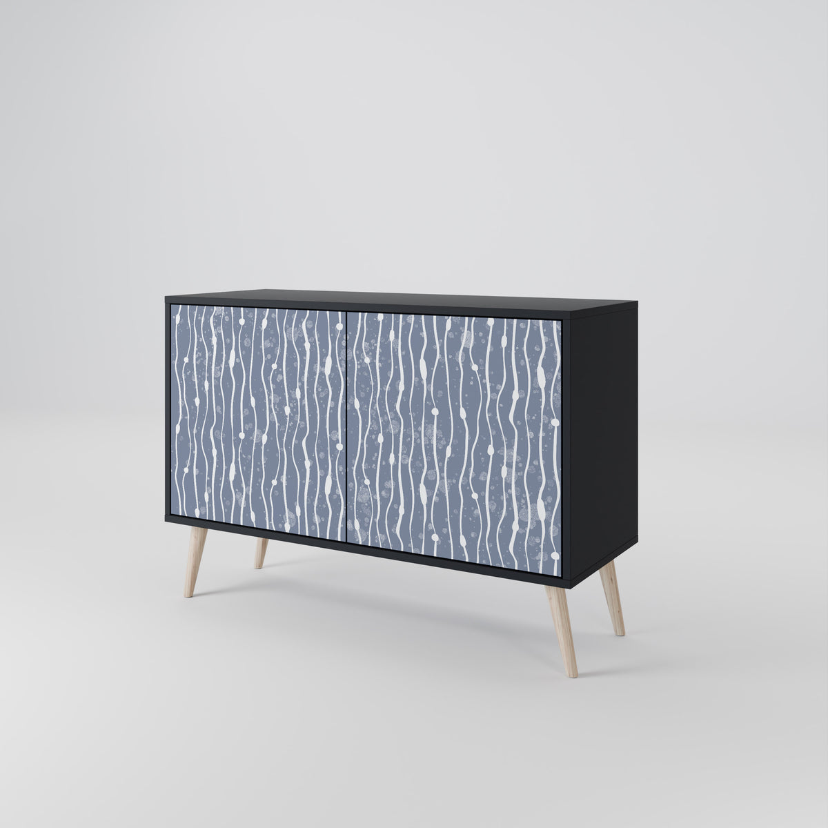 GRAPHITE RAIN 2-türiges Sideboard