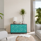 TURQUOISE RAIN Sideboard mit 2 Türen in Schwarz