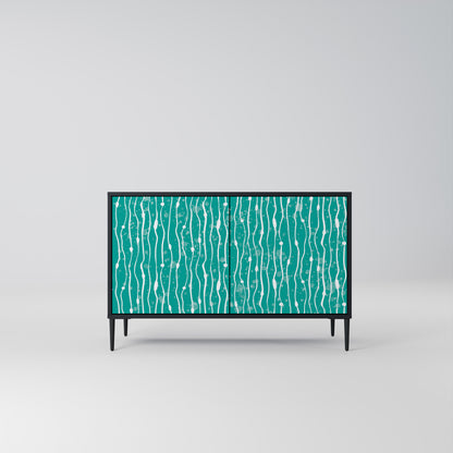 TURQUOISE RAIN 2-türiges Sideboard