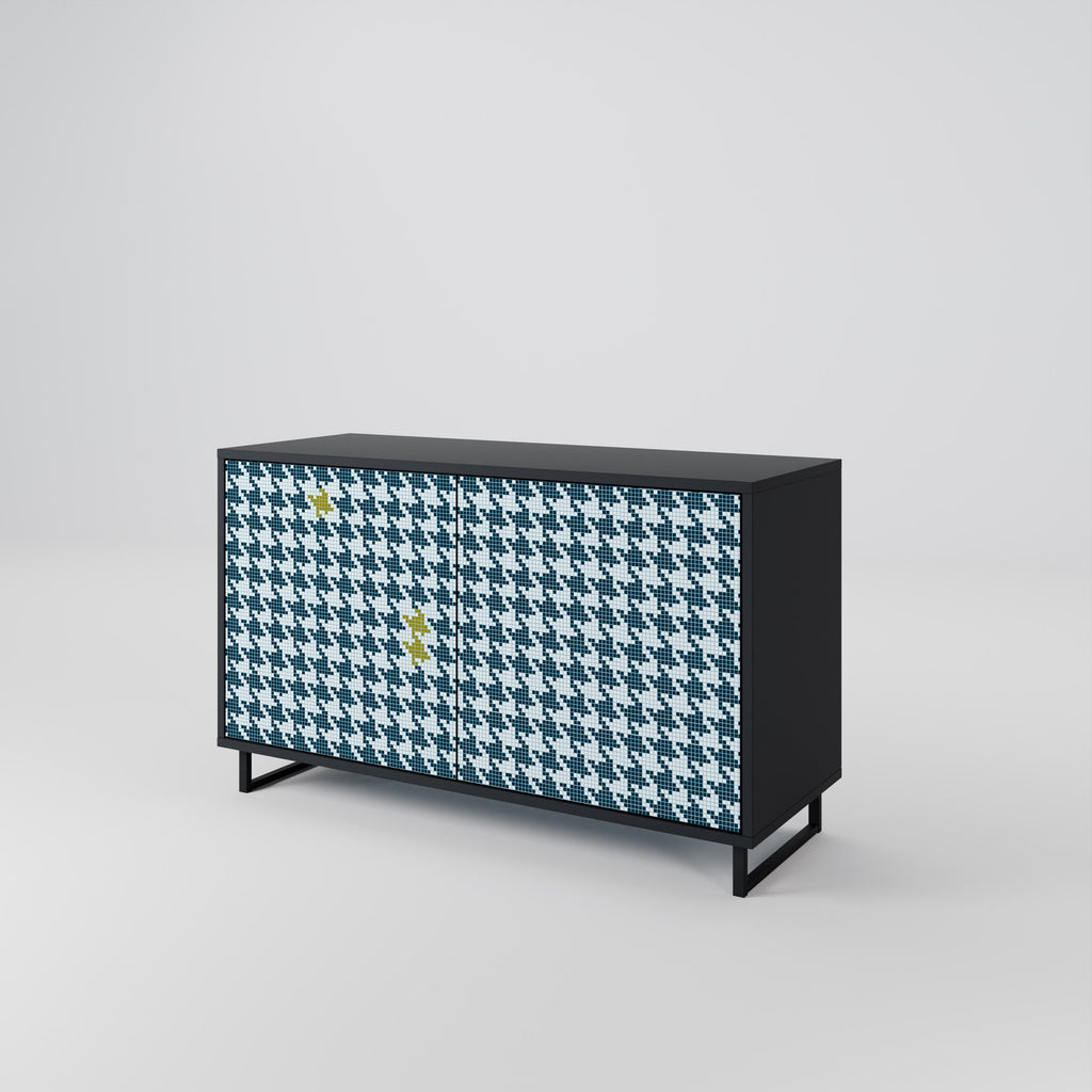 OUT OF CONTEXT 2-Door Sideboard in Black Finish