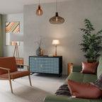 OUT OF CONTEXT 2-Door Sideboard in Black Finish