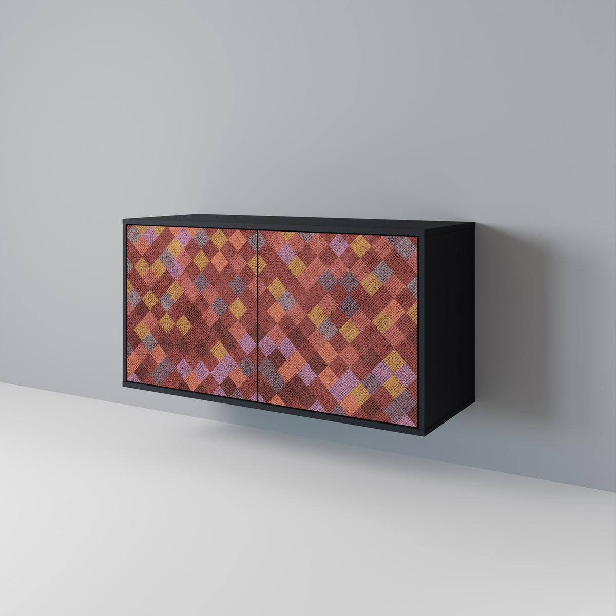 PAINTED SQUARES 2-türiges Sideboard
