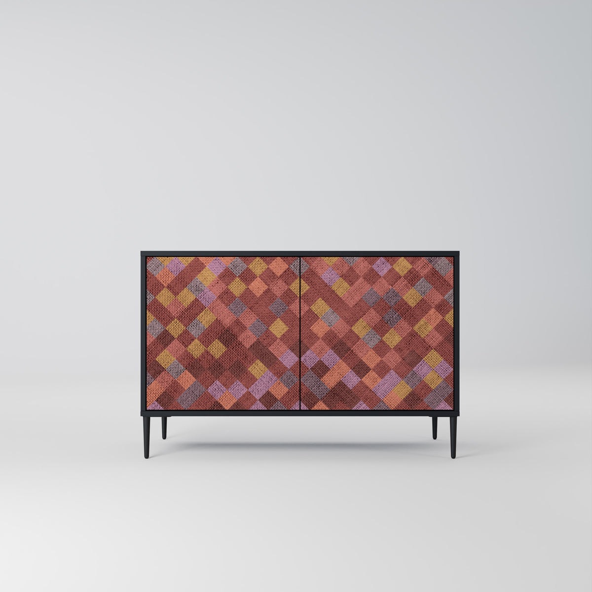 PAINTED SQUARES 2-türiges Sideboard