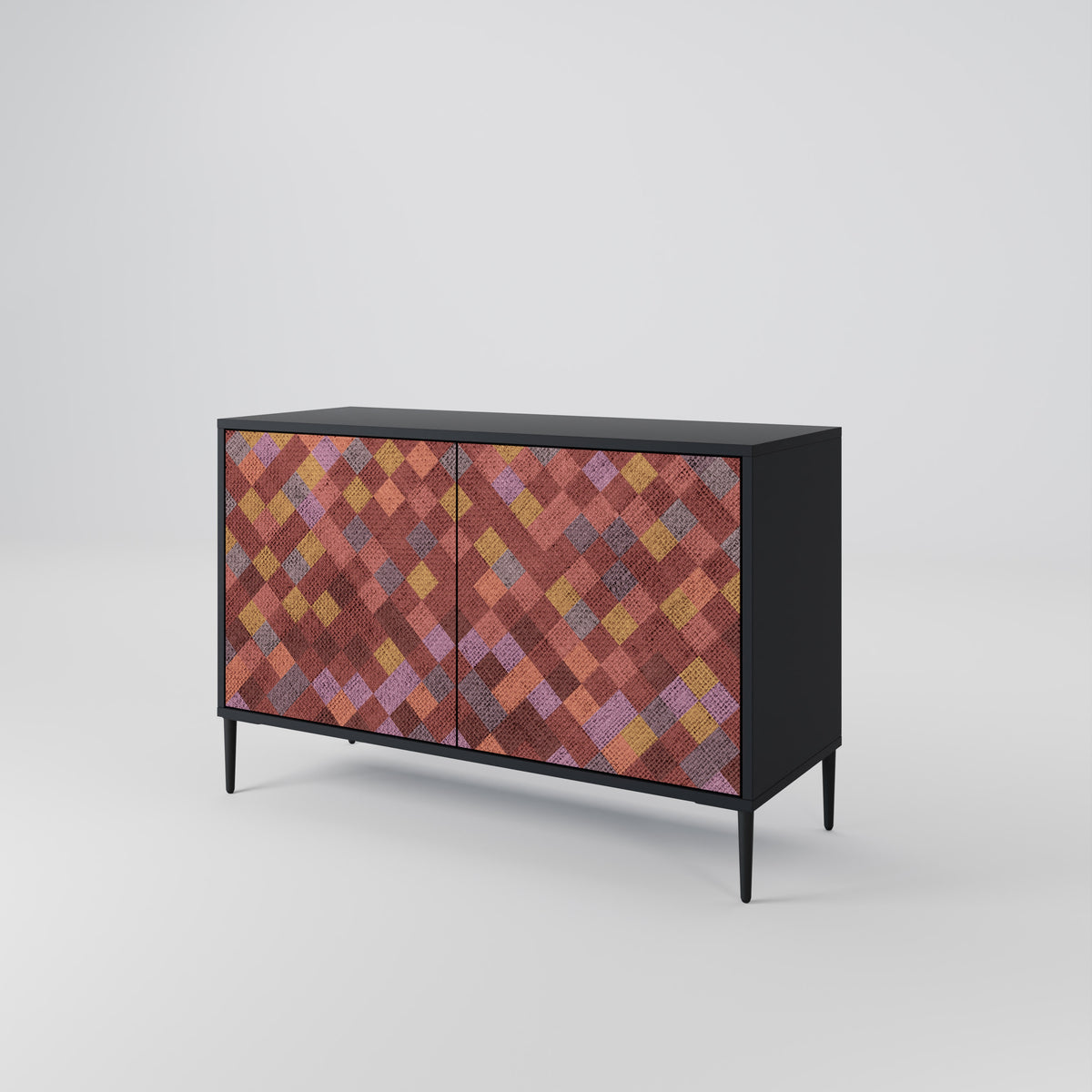 PAINTED SQUARES 2-türiges Sideboard