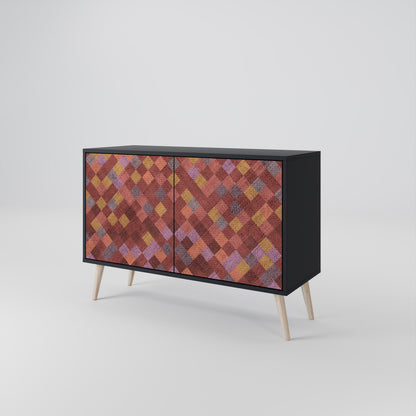 PAINTED SQUARES 2-türiges Sideboard